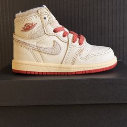 Nike Air Jordan 1 Retro High OG "Rare Air Cinnabar" Toddler 6C New FD2598-100