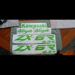 Kawasaki Zx636 Decals 