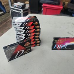 10 New Unopened Cassette Tapes