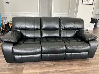 Reclining Leather Couch