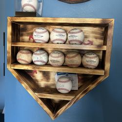 Home plate baseball/ring Display