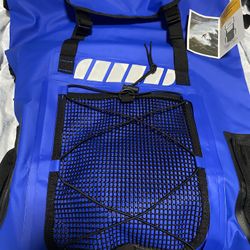 IDRYBAG Roll Top Waterproof Backpack 45L, Floating Dry Backpack Waterproof, Dry Bag Backpack Water Sports