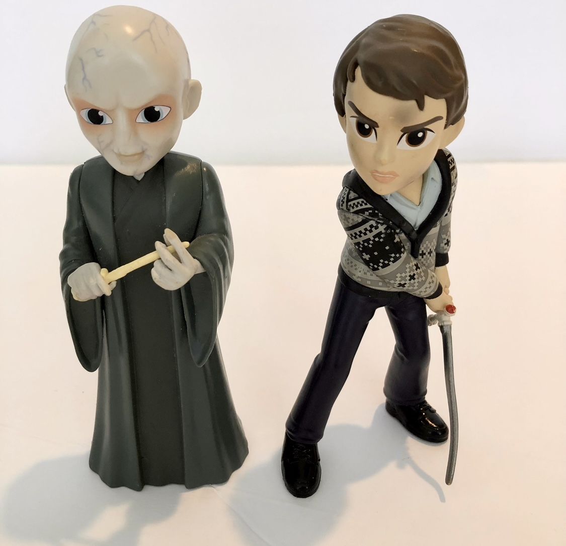 Funko Rock Candy Harry Potter Figures Lord Voldemort Neville Long bottom 5.5 Inch