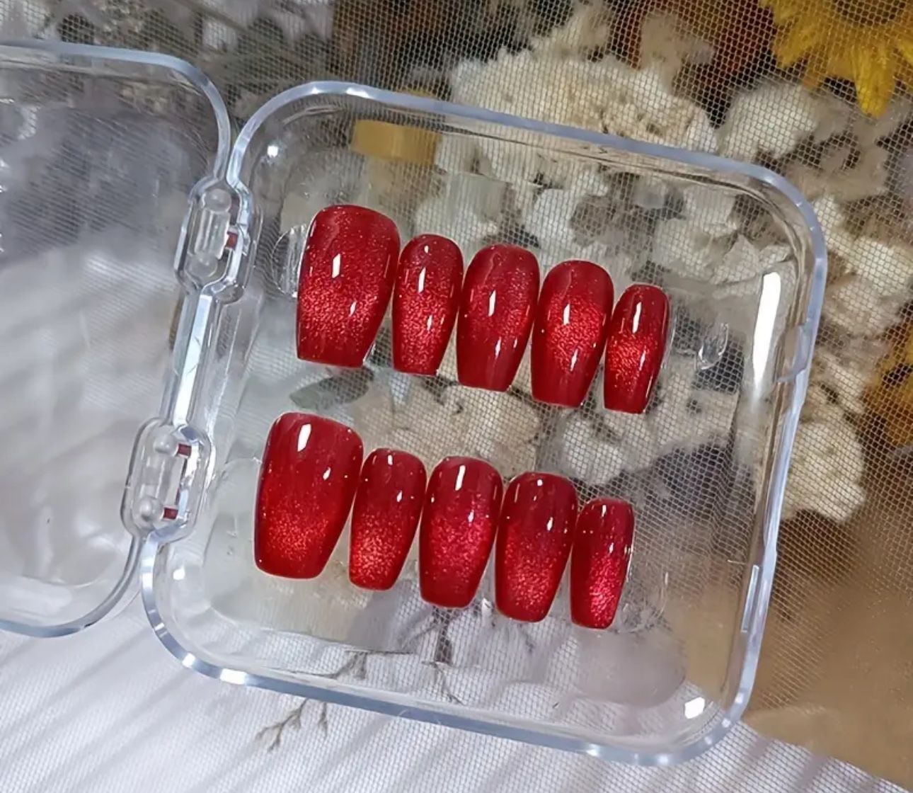 Press On Nails Red