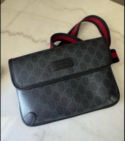Gucci GG Black Monogram Pouch