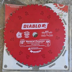 ( BRAND NEW ) Freud Diablo 12" 44 Tooth Multi Purpose Blade / Saw Blade / Table Saw Blade / Miter Saw Blade  / Woodworking 