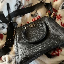 steve madden purse/crossbody (black)