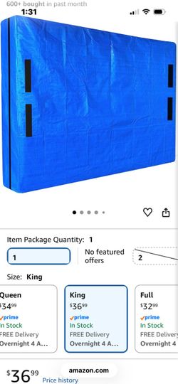 New- King Size Mattress Bag