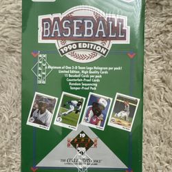 Baseball 1990 Upper Deck Card Box