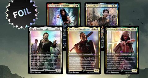 Magic The Gathering x The Walking Dead Secret Lair MTG for