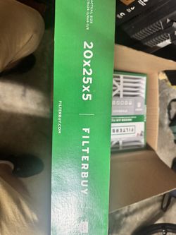 20x25x5 Air Filters 2 For $65 - brand new
