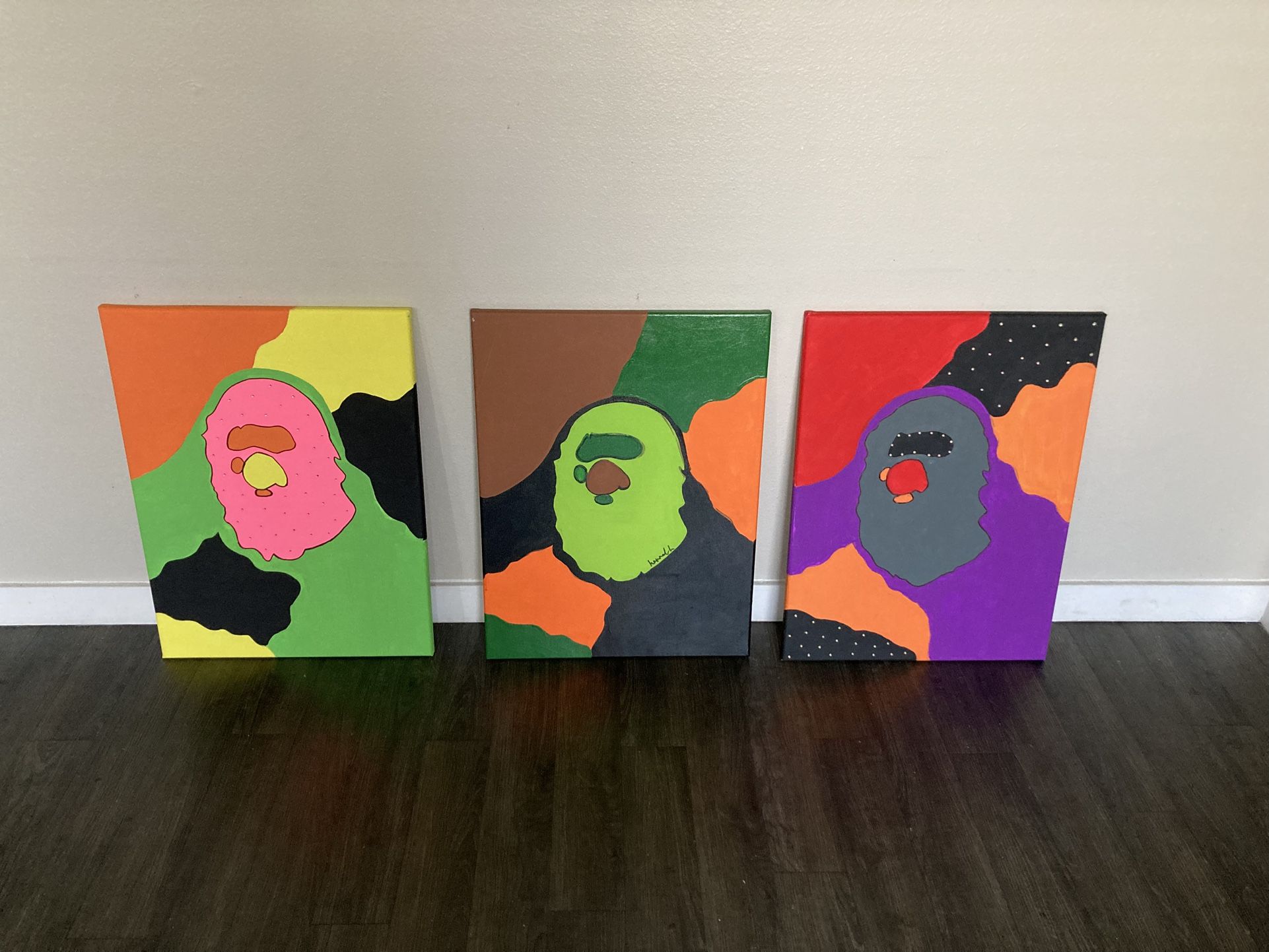 Custom Bape Wall Art