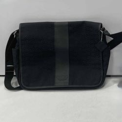 Coach Signature Hudson Commuter Laptop, Messenger Bag, Briefcase,Tote , side bag F77004