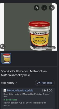 Brickform CH-650 Smokey Blue Color Hardener