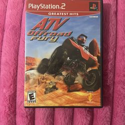 PS2 ATV Off-road Fury- Greatest Hits