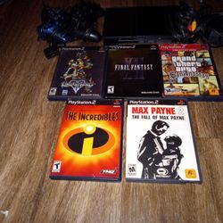 PS2 Slim With Extras 