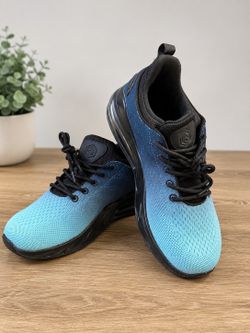 Men’s Non-Slip Work Shoes Sz 8.5 Waterproof Slip-Resistant Sneakers — Blue — NEW