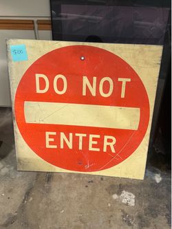 Construction sign