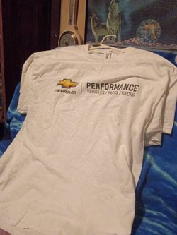 Chevy Performance Vehicles Parts Racing T-shirt Sz XL
