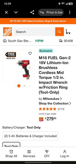 Milwaukee m18 3/8 impact