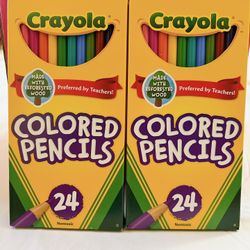 Crayola Colored Pencil Set 24-Colors