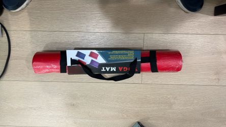 Yoga Mat  L170 x W61 x 0.4 cm Red color