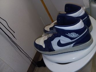 Nike Jordans 1Mid  Armor NavyBlue