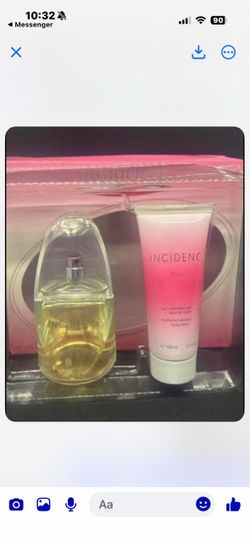 Incidence Paris Perfume and Body Lotion Set