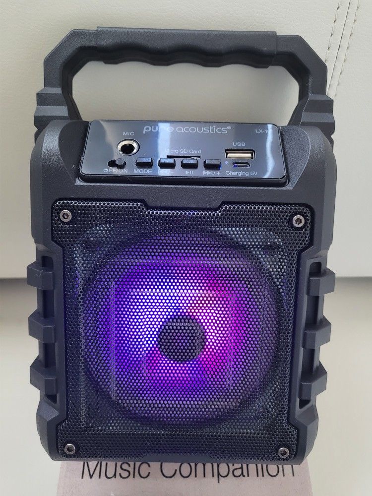 Bluetooth Speaker with LED Party Lights
