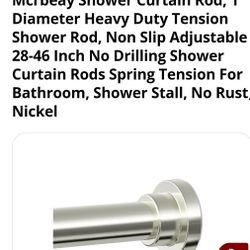 Shower Curtain Rod Cortina Para Baño Palo