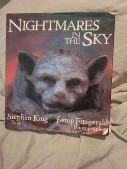 Nightmares In The Sky hardcover coffee table book by Stephen King