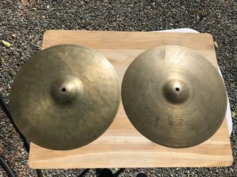 UFIP 60’s vintage studio Hi Hats cymbals drum set