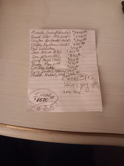 Football card list of $6000 in value and i would except $1500 obo