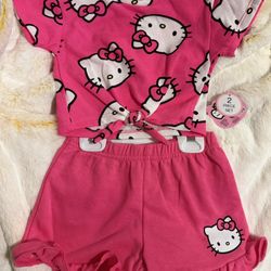  Girls Hello Kitty 2 Piece 3T Nwt