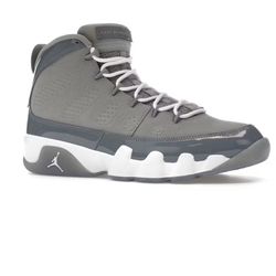 Jordan 9 Retro Cool Grey 10.5mens