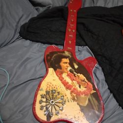 1985 Elvis Clock Guitar 