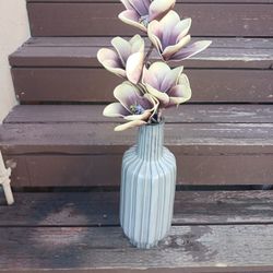 Beautiful Tall Vase With Flowers
