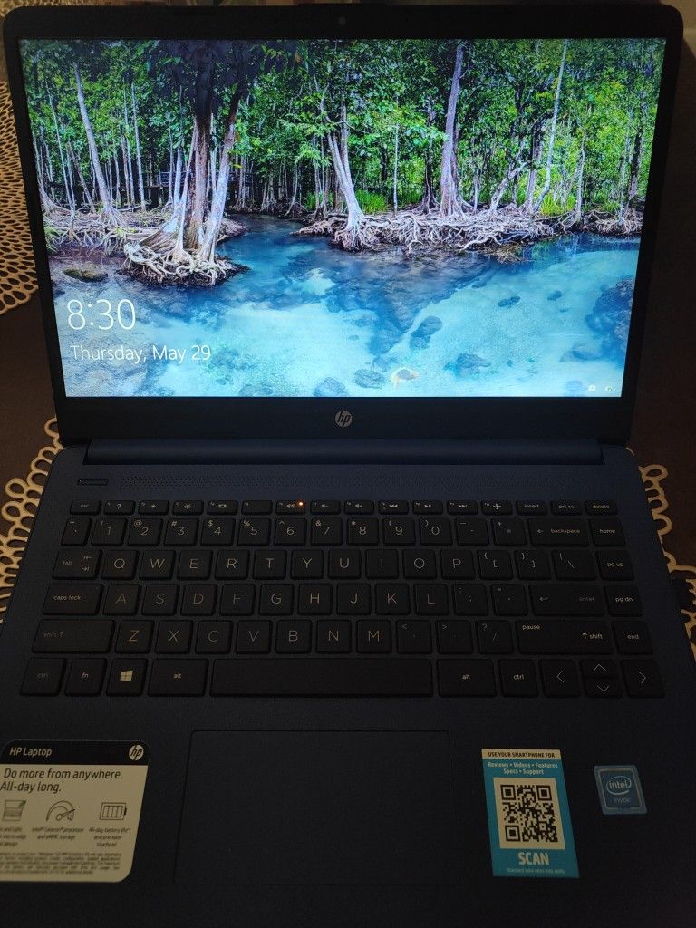 HP Laptop 14-dq0xx 14" Celeron N4120 1.1GHz 4GB RAM 32GB ROM