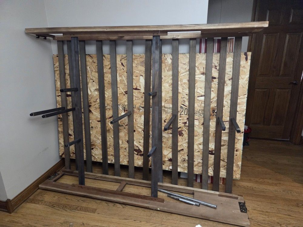 Queen Wood Bed Frame W Headboard And Footboard