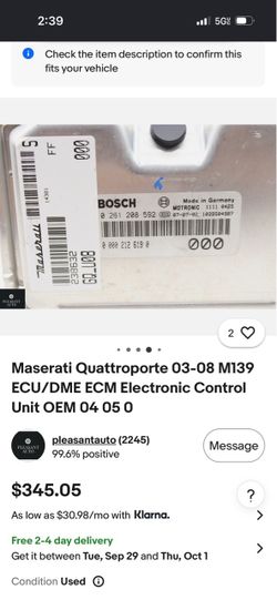 Module Maserati
