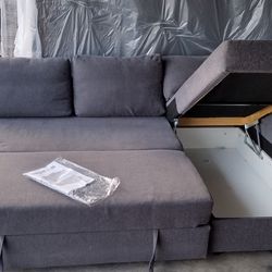 IKEA sleeper couch with storage