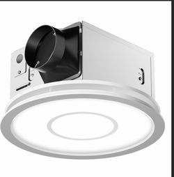 Bathroom Exhaust Fan With Light, 130 CFM 47W Ceiling Mount Shower Ventilation Exhaust Fan, 1.5 Sones Bathroom Vent Fan With Light, 1100LM LED Light 30