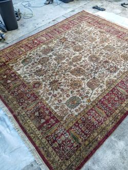Vintage Handcrafted Wool Rug