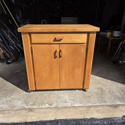 Kitchen Island with Butch Block Top