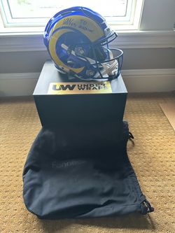 Under Wraps Kyren Williams Los Angeles Rams Autographed TD Machine Riddell Speed Flex Authentic Helmet