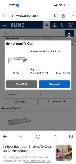 Shelf Stainless Steel