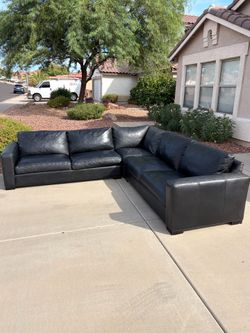 Leather Sectional Couch