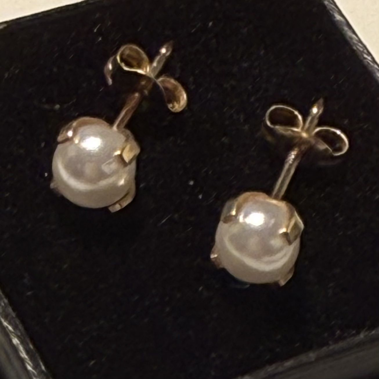 solid 14k pearl earrings jewelry