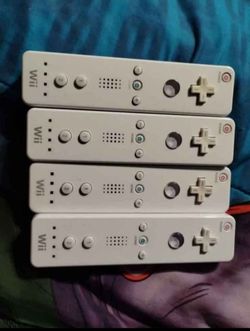 Wii remotes,  $25 each