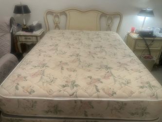 Double Bed. With Box Spring and Mattress